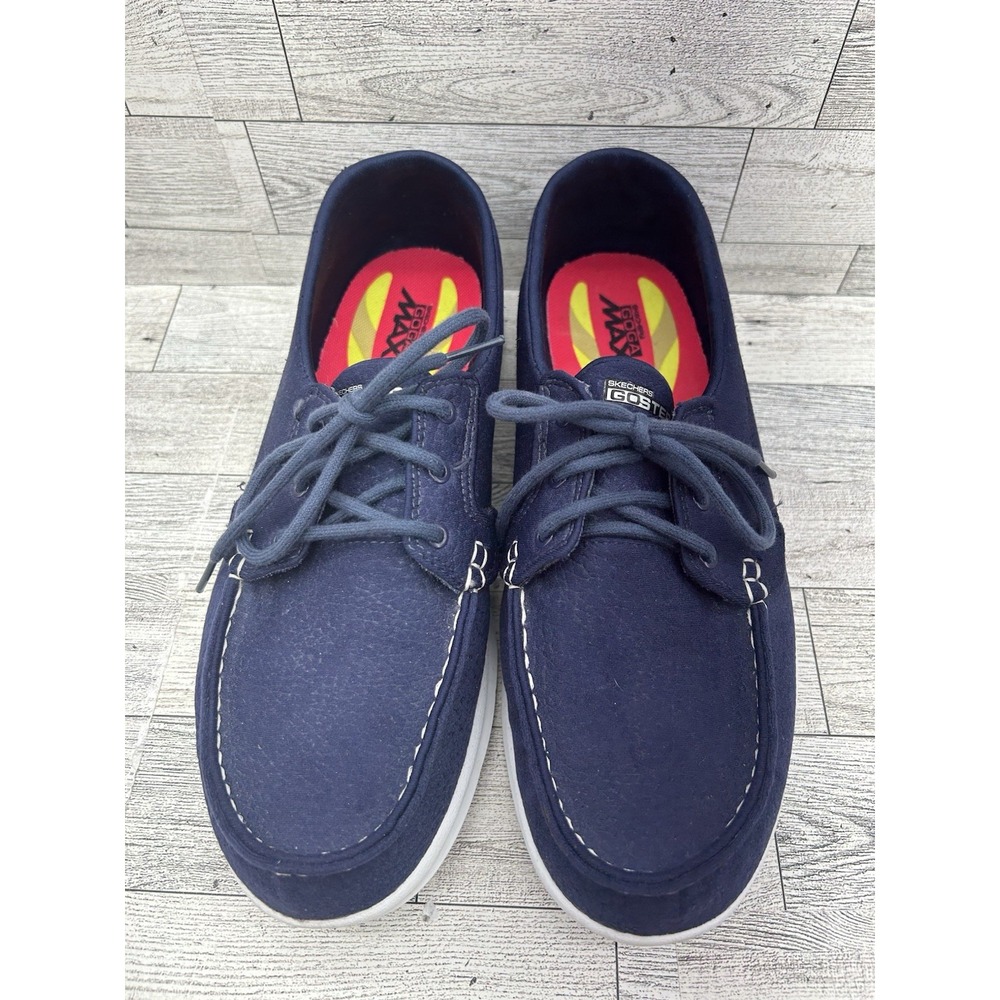 Skechers Go Step Blue Comfort Boat Shoes 14420 Women Size 10